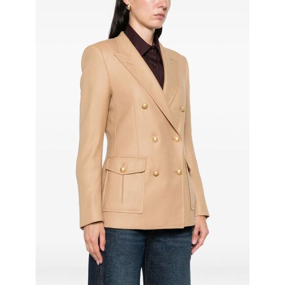 Tagliatore Neutrals Jackets - Fitted Jackets Women